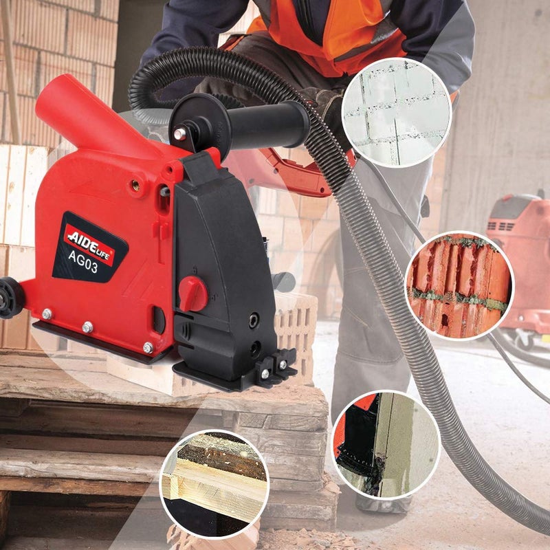 Aidelife Dust Collector Attachment,Cutting Dust Shroud for Angle Grinders 7 inch and 9 inch - Image 5